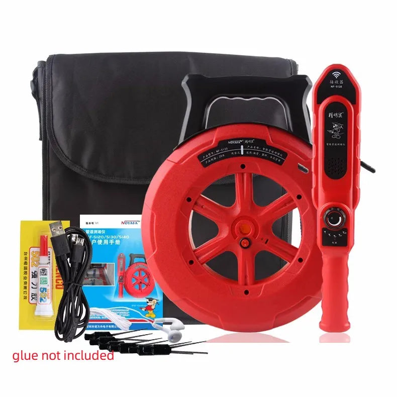 Noyafa Pip Iron Pipe Blockage Detector 20M Line Diagnostic-tool Scanner Pipeline Blocking Clogging Plumbers Instrument