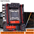 QIYIDA X99 H9S Motherboard Set Kit With LGA2011-3 Xeon E5 2630 V4 CPU DDR4 16GB REG ECC Memory M.2 TPM 2.0 Interface 4 Channels
