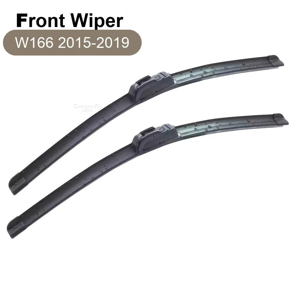 For Mercedes Benz GLE Class W166 C292 W167 V167 2015-2023 Front Windshield Wiper Blades 2pcs Windscreen Window Accessories 2015