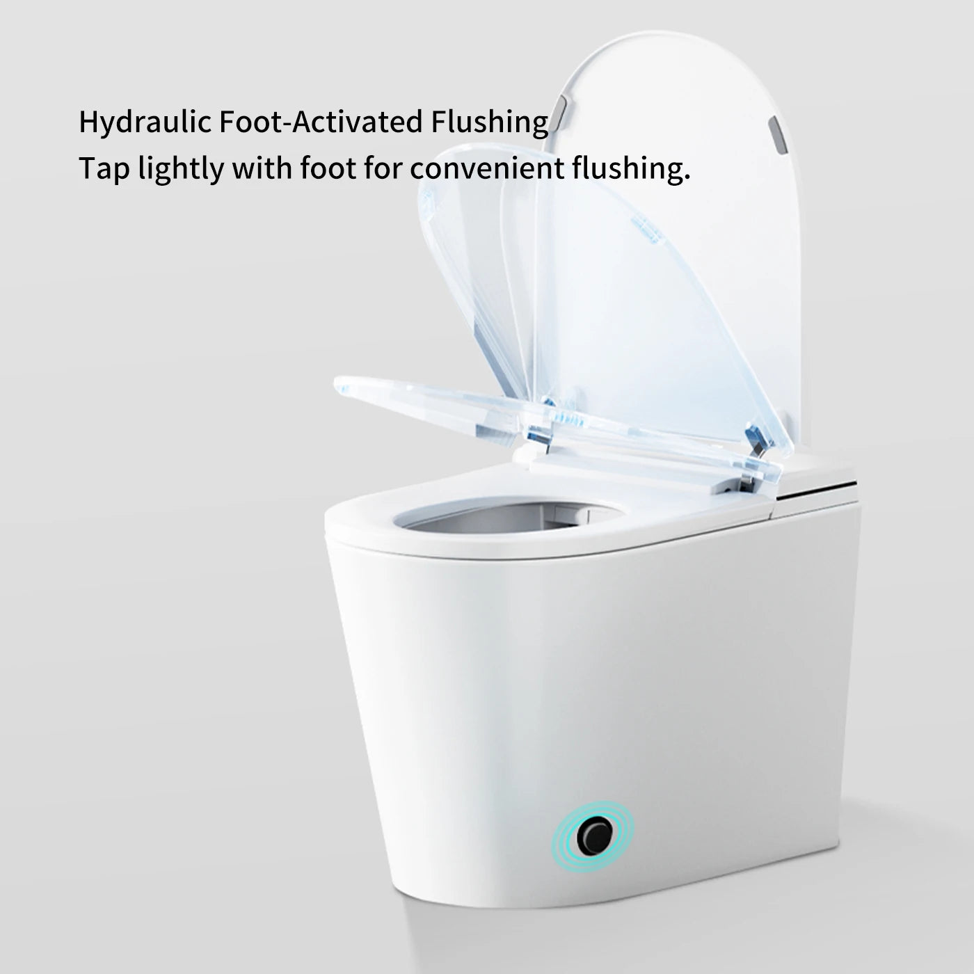 Home Hotel Sanitary Ware Electric Closestool Floor-Standing Ceramic One Piece Commode Self-Cleaning Nozzle Bathroom Toilet