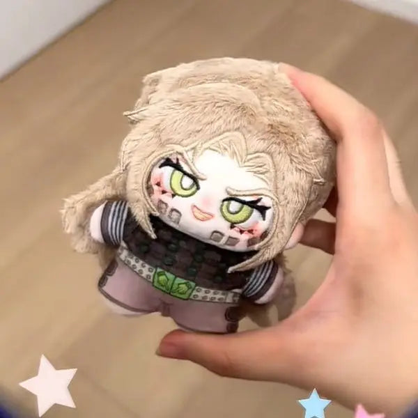 10CM Anime JoJo's Bizarre Adventure Julius Caesar Zeppeli Cosplay Cute Plush Pendant Plushie Knapsack Ornament Christmas Gifts