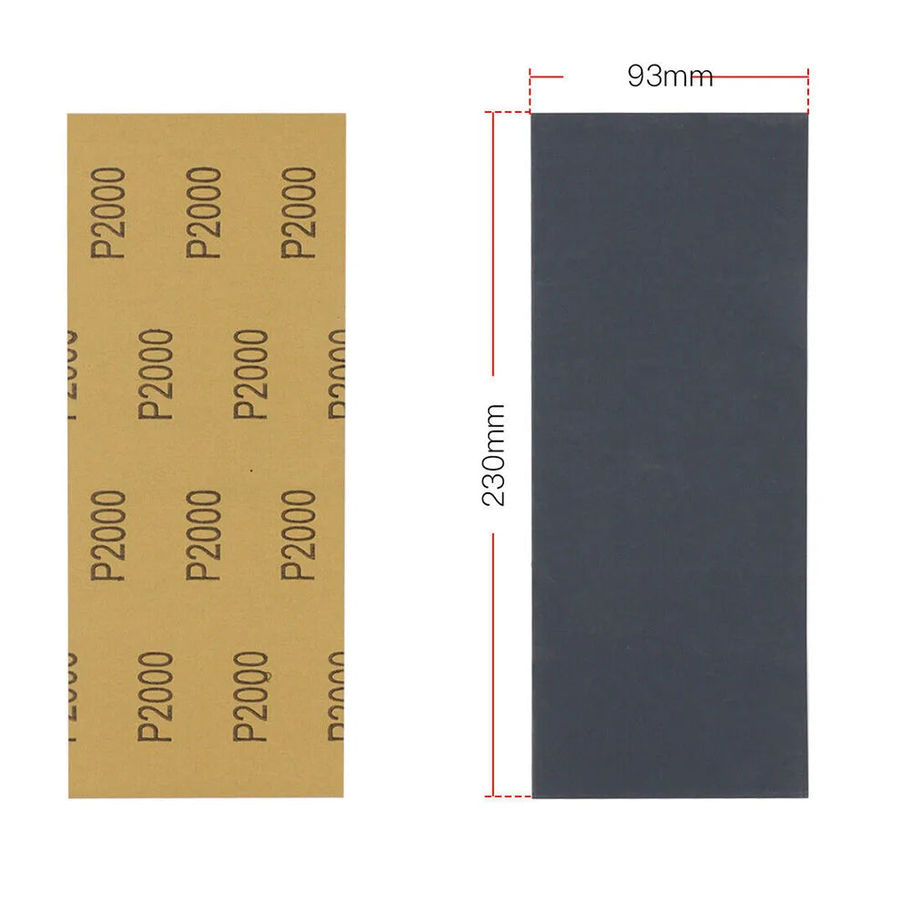 5pc Sandpaper Sanding Paper Wet/Dry Abrasive SandPaper 9cm For Wood Metal Polishing Abrasive Tool 2000 2500 3000 5000 7000Grit