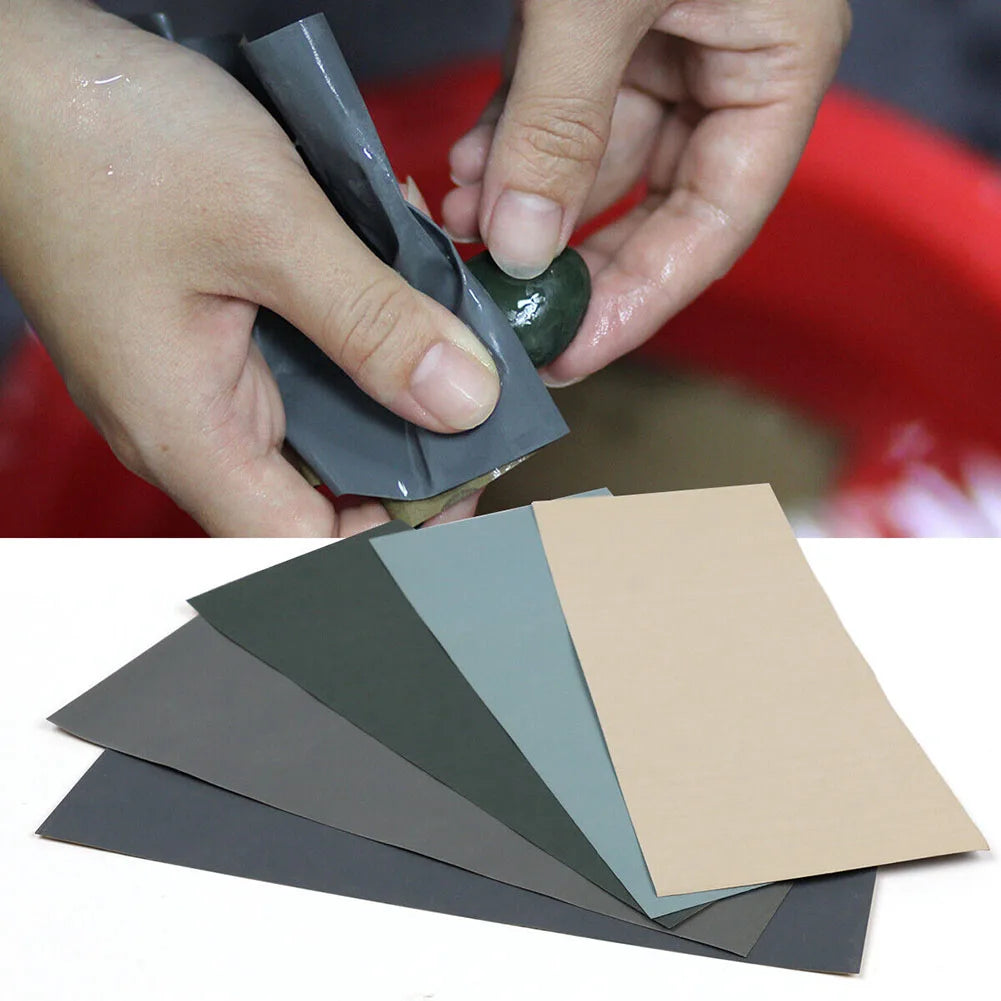 5pc Sandpaper Sanding Paper Wet/Dry Abrasive SandPaper 9cm For Wood Metal Polishing Abrasive Tool 2000 2500 3000 5000 7000Grit
