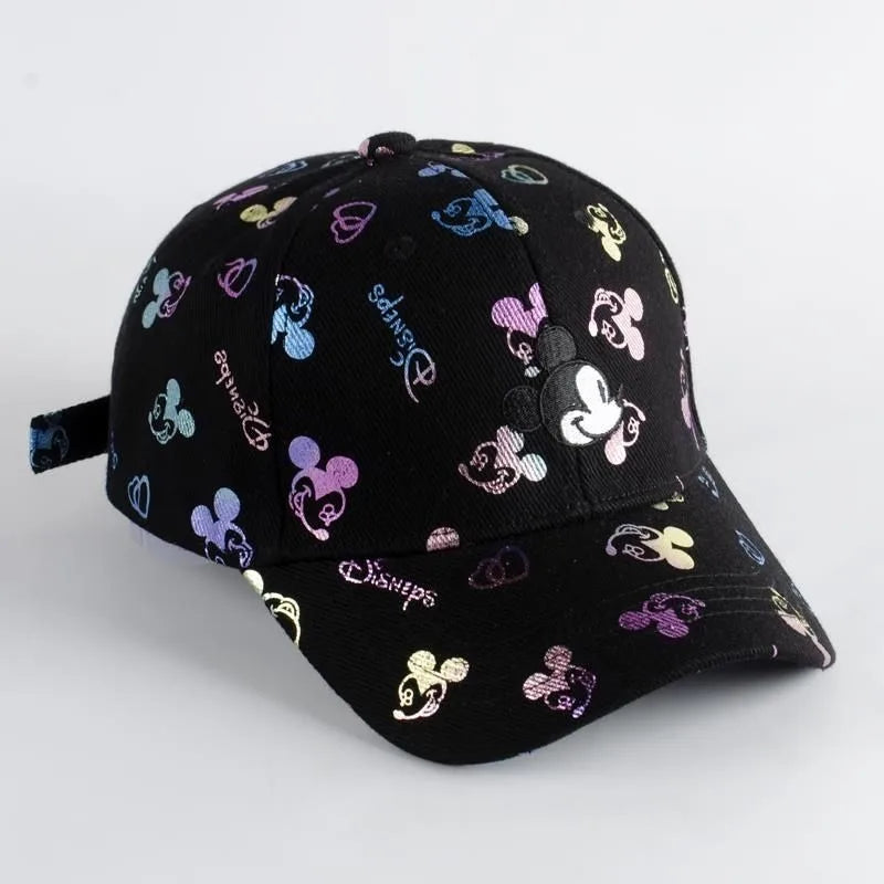 Children's Hats Spring and Autumn Boys Thin Sunscreen Baseball Caps Cute Super Cute Sunshade Cap Middle Children's Mickey Hats