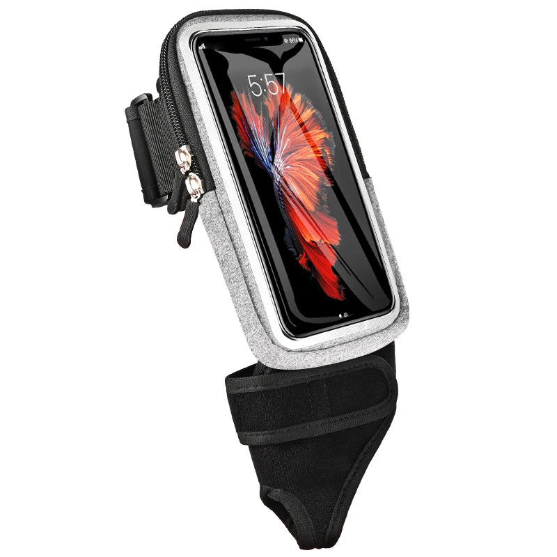 HAISSKY Touch Screen Running Bags For iPhone 17 16 15 14 13 Pro Max 16 Plus 17Air 16E Xiaomi Samsung Cycling Fitness Wrist Pouch