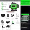 8/12/16 Lines Laser Level 3° Selfleveling Function Leveling Tool Omnidirectional Ground Wall Sticker Line with 1.2M Tripod Stand