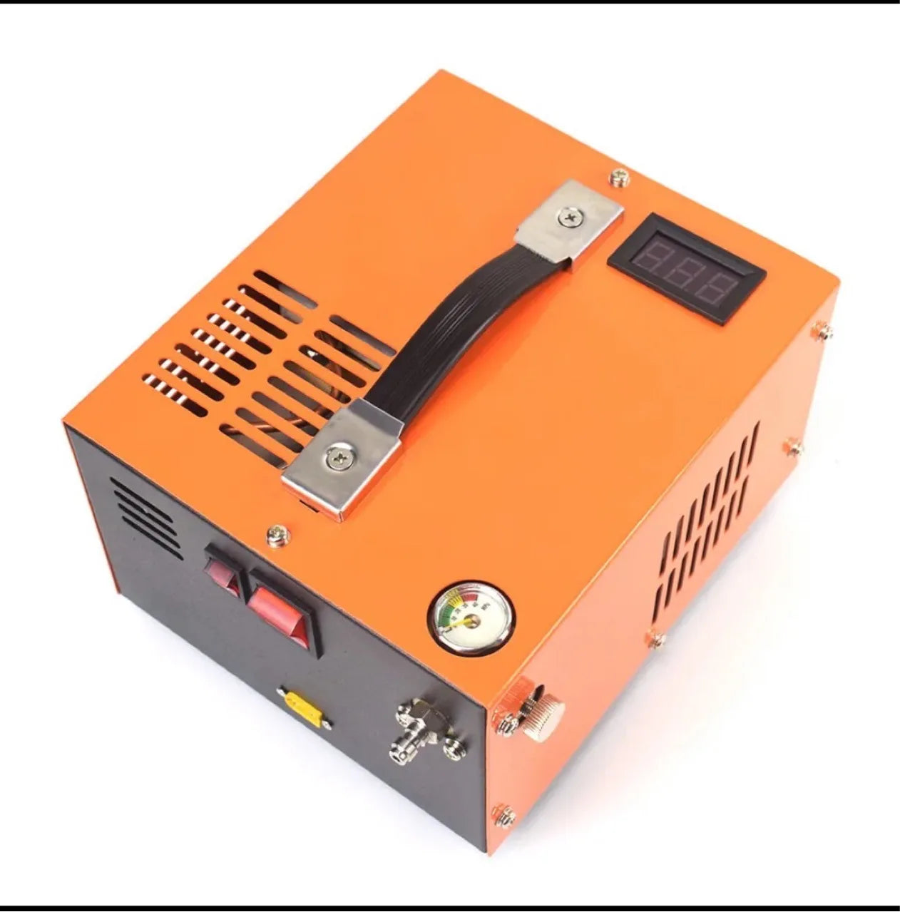 4500Psi 30Mbar Portable PCP Air Compressor Pump 12VDC/110V/220V Power Oil/Water-Free High Pressure Diving Bottle Air Rifle