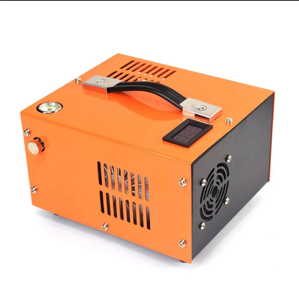 4500Psi 30Mbar Portable PCP Air Compressor Pump 12VDC/110V/220V Power Oil/Water-Free High Pressure Diving Bottle Air Rifle