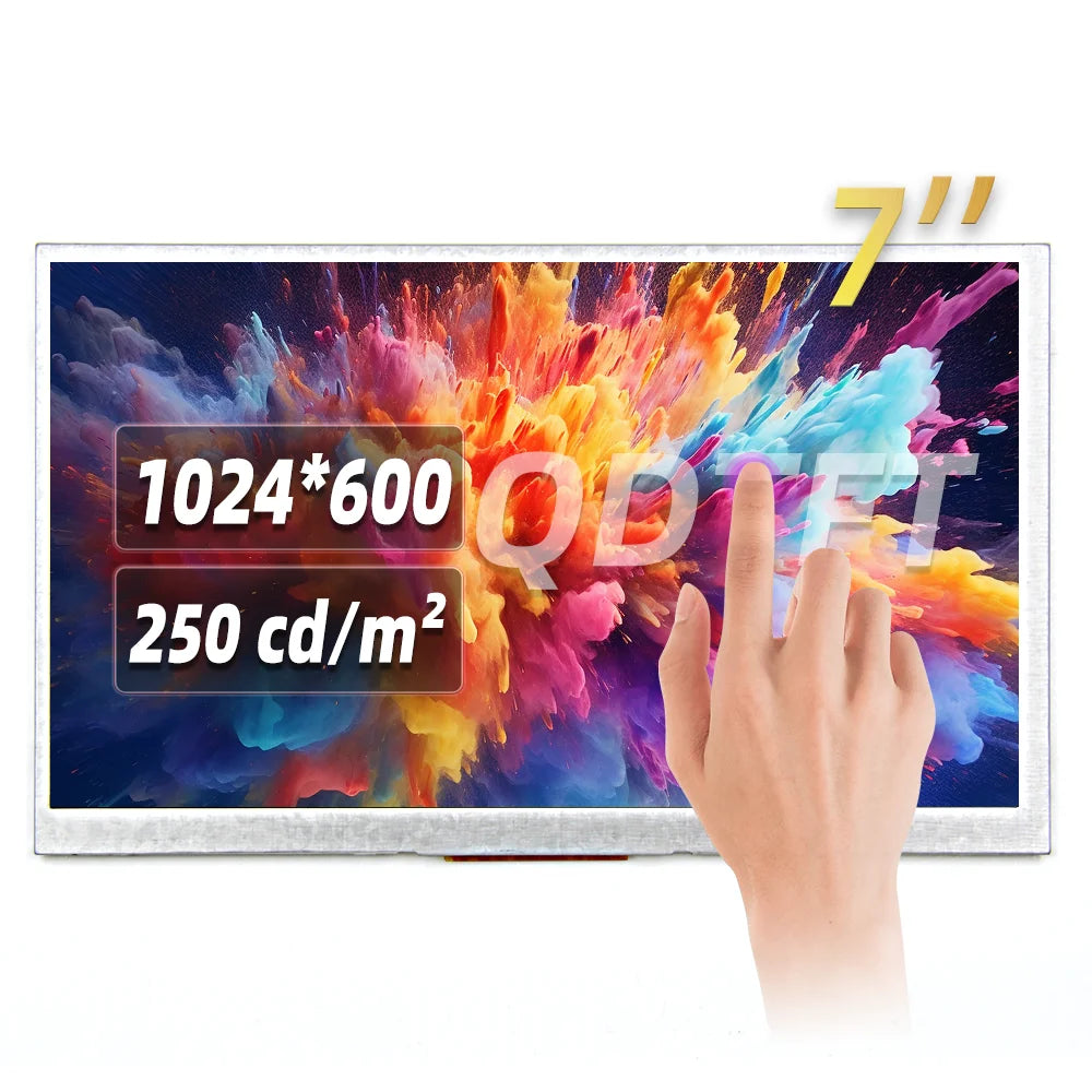 7 inch  TFT  LCD Display 1024*600 RGB Interface LCD  Screen Panel