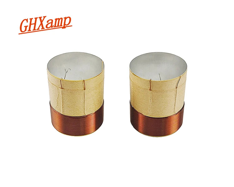 GHXAMP 25.5mm 4ohm Speaker Voice Coil Mid-bass Repair Loudspeaker Coil 2PCS