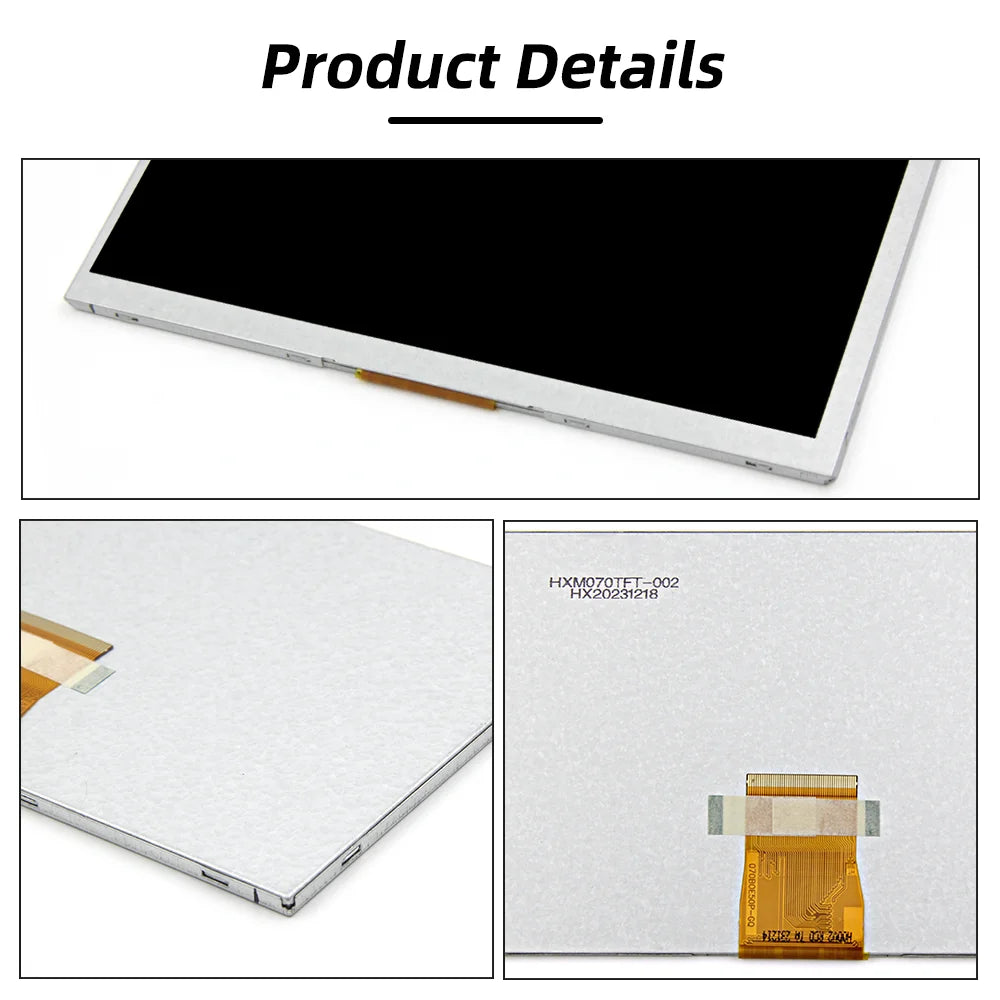 7 inch  TFT  LCD Display 1024*600 RGB Interface LCD  Screen Panel