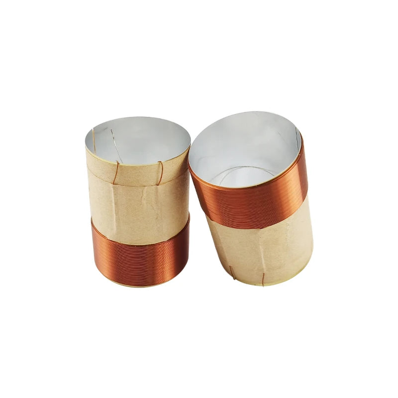 GHXAMP 25.5mm 4ohm Speaker Voice Coil Mid-bass Repair Loudspeaker Coil 2PCS