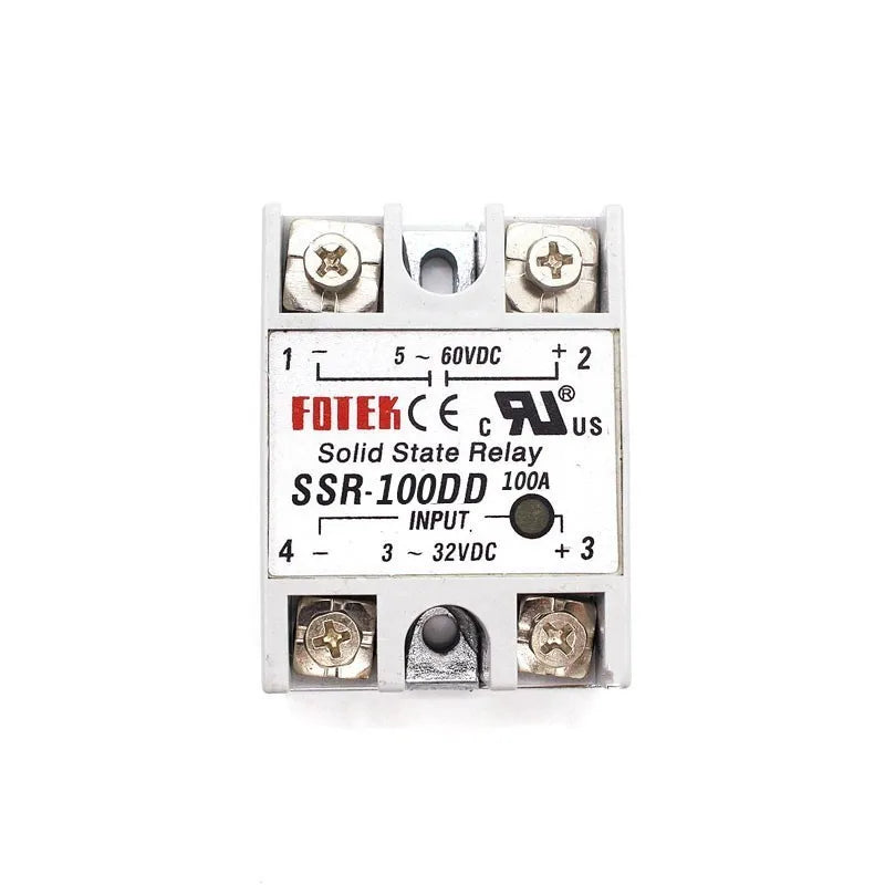 Solid State Relay 12v 24v SSR-60DD SSR-80DD SSR-100DD 60A 80A 100A 3-32V DC TO 5-60V DC SSR 60DD 80DD 100DD Rele Power Supply