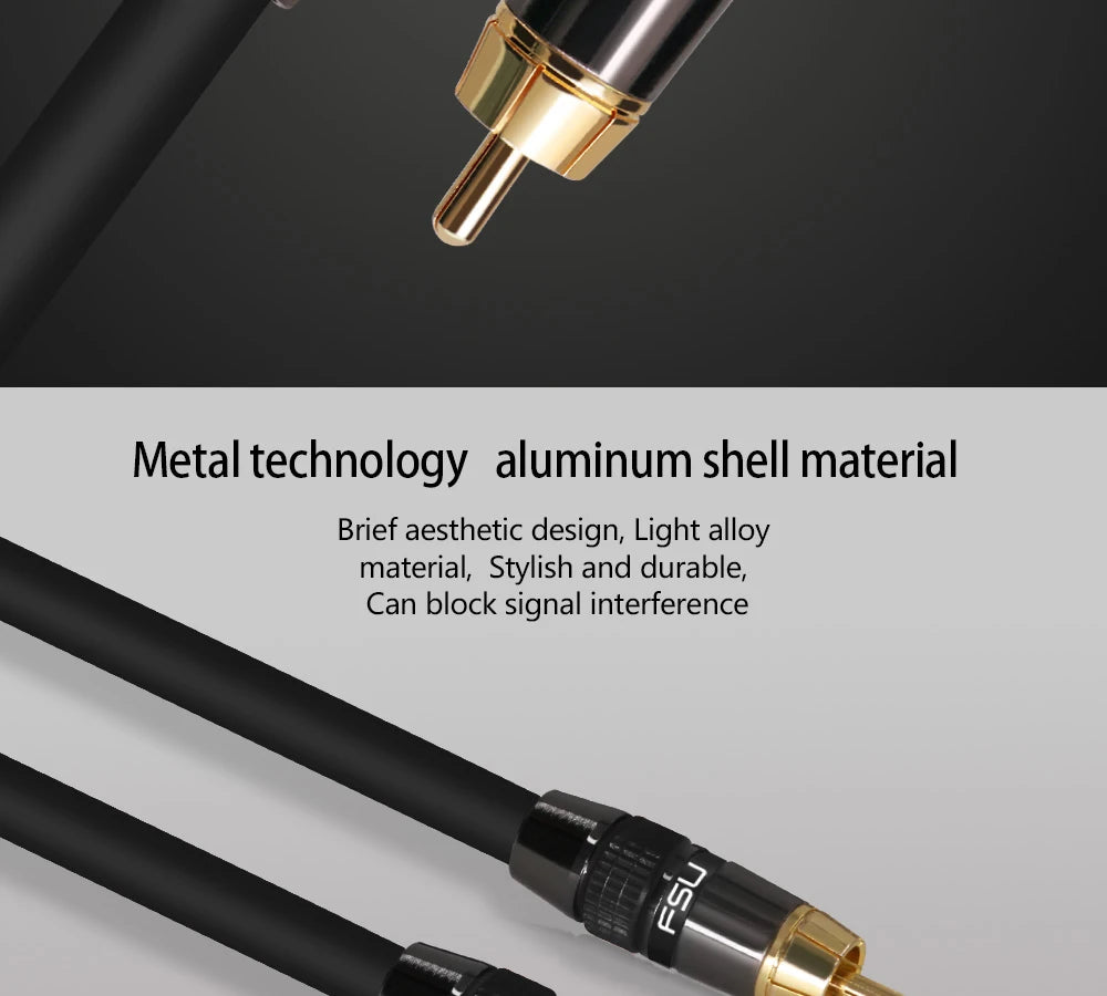 Coaxial Digital Audio RAC Cable SPDIF RCA to RCA Cable Audio Video Male for DVD Projector TV Speaker Amplifier 0.5M 1M 2M 3M 5M
