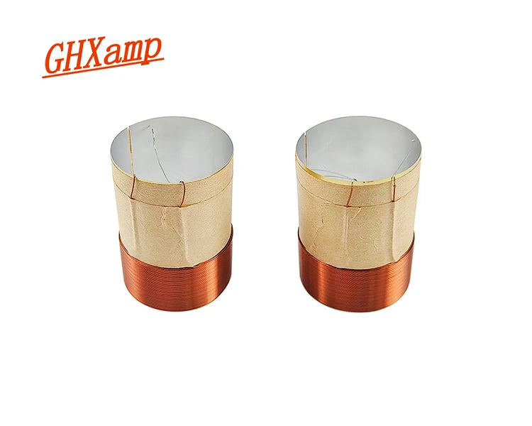 GHXAMP 25.5mm 4ohm Speaker Voice Coil Mid-bass Repair Loudspeaker Coil 2PCS