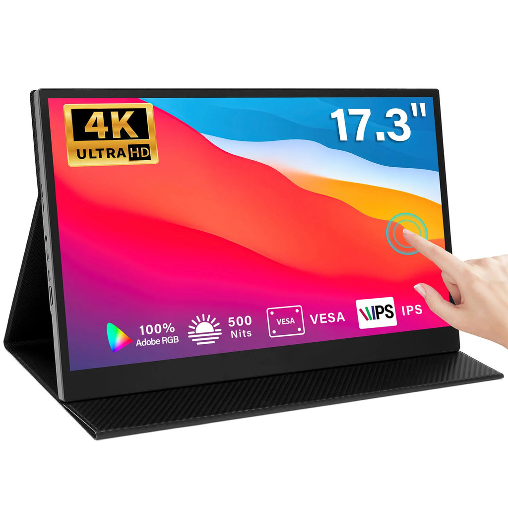 15.6 Inch Portable Monitor FHD 1080P Full HD with Multi Touch Screen USB Plug and Play for Laptop Mobile Gaming Monitor