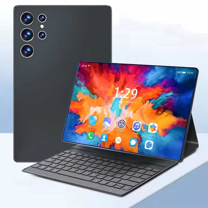 Christmas Students Gifts P23 PRO 10 Inch Tablet with Keyboard Android 13 Tablet 6gb 64gb IPS Business and Education Tablet PC