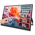 15.6 Inch Portable Monitor FHD 1080P Full HD with Multi Touch Screen USB Plug and Play for Laptop Mobile Gaming Monitor