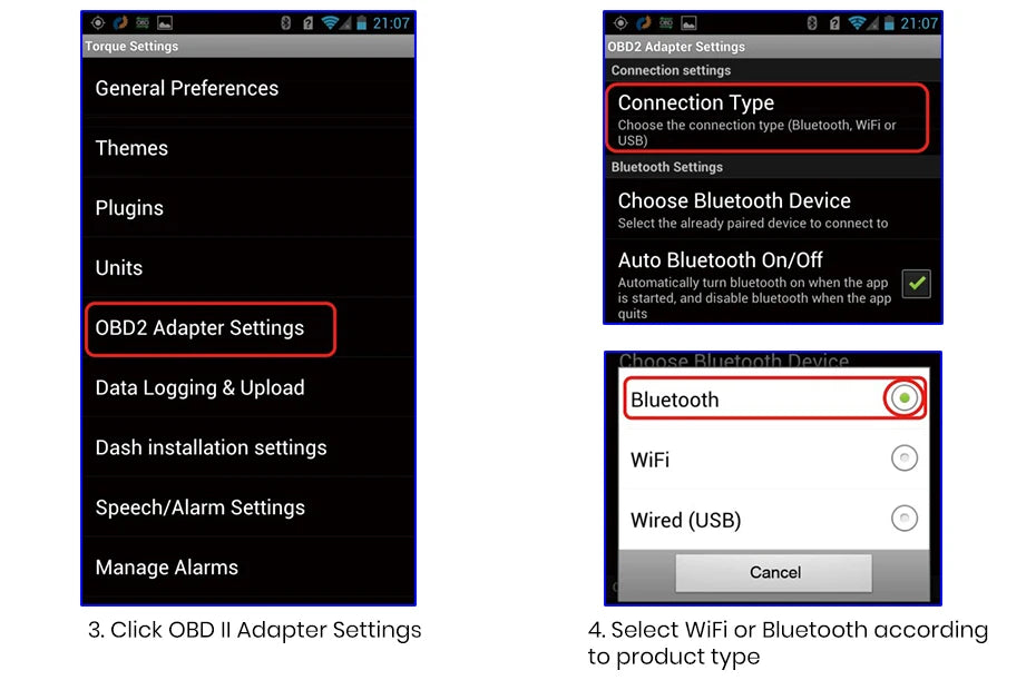 Junsun Auto Scanner mini ELM327 Bluetooth OBD2 Adapter Car Diagnostic Tool Scan Tool