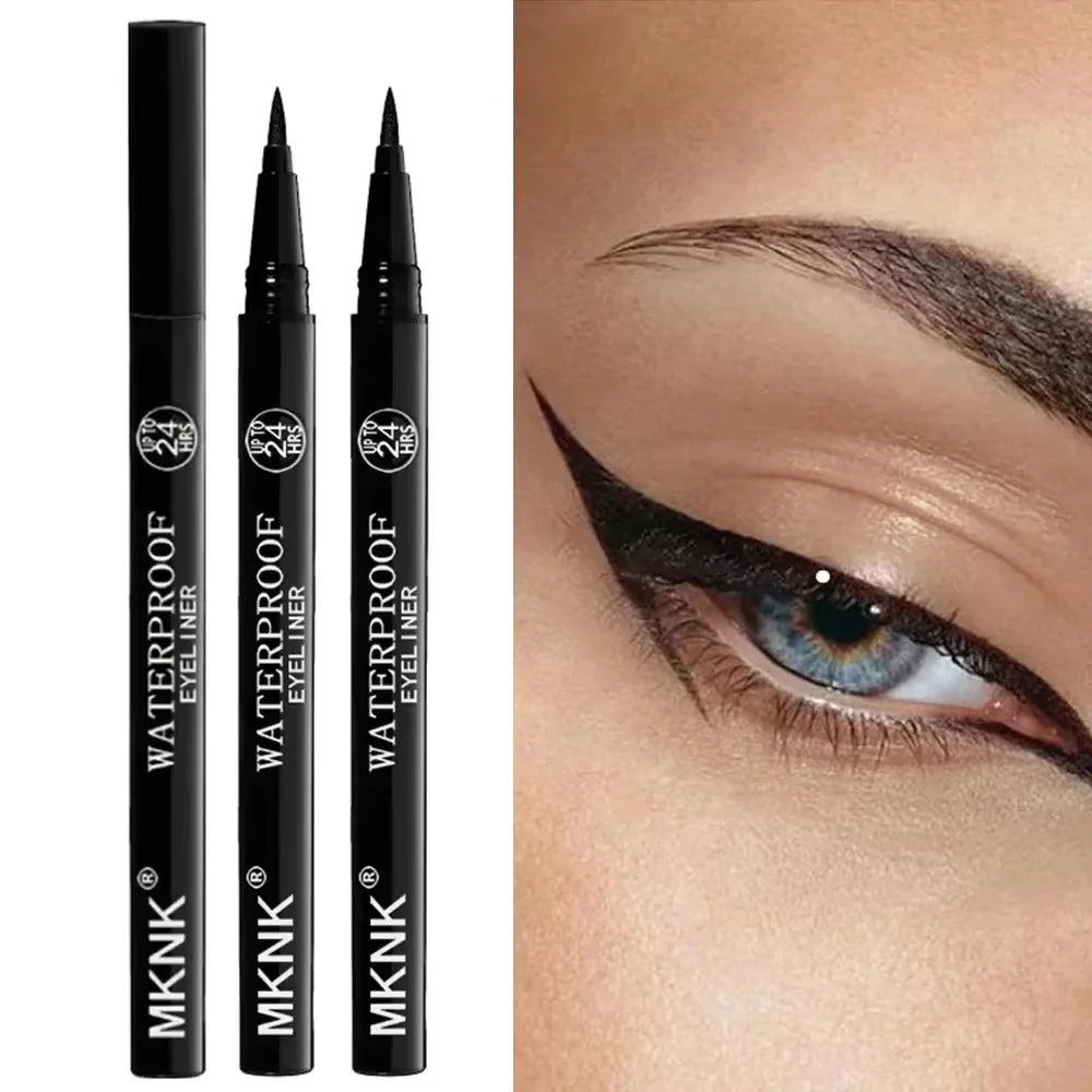 30Pcs Waterproof Lasting Liquid Eyeliner Wholesale No Ink Leakage Smooth Quick-Dry Black Coffee Eyeliner Gel Non-fading Makeup