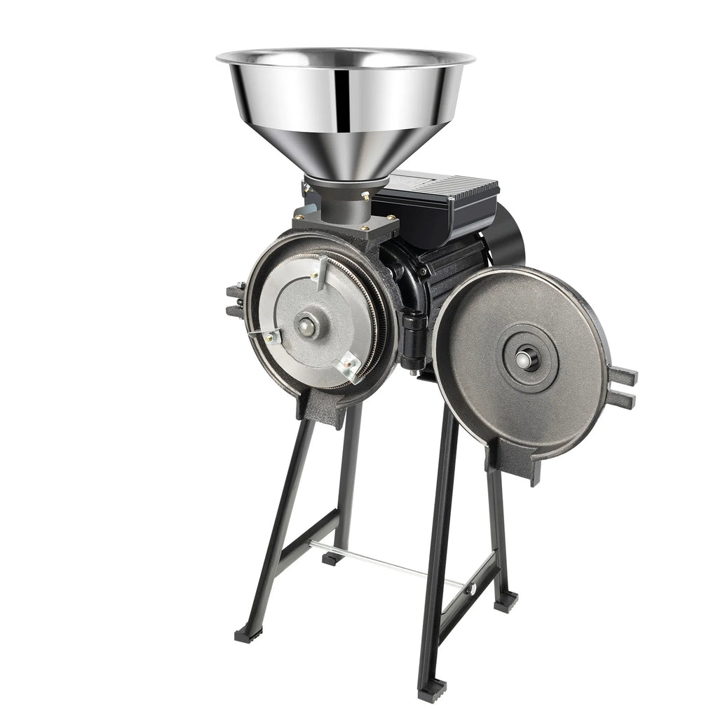 Electric Grain Mill,Dry Grain Wheat Grinder Coffee Bean Milling  and Grinding Machine ,with Stainless Steel Funnel,110/220V