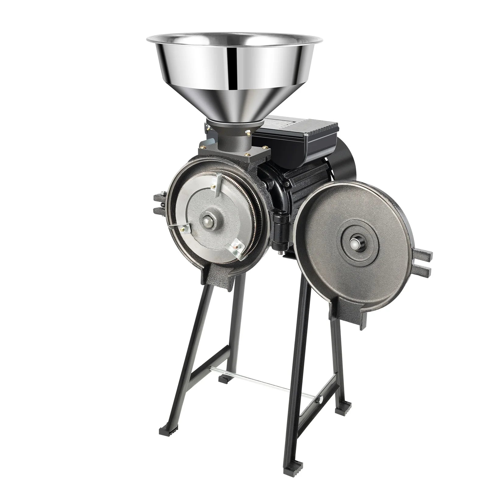 Electric Grain Mill,Dry Grain Wheat Grinder Coffee Bean Milling  and Grinding Machine ,with Stainless Steel Funnel,110/220V