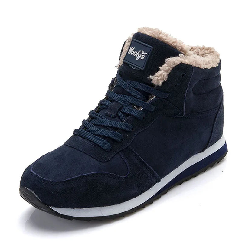 2026 Men Boots Winter  Sports Ankle Boots Thickened Plus Size Women Casual Fashion Short Boots Cotton Shoes Platform Snow Boots