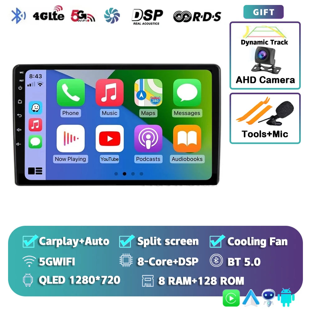 Android 15 Car Radio For Fiat Ducato 3 2006-2022 For Peugeot Boxer 2 2006-2022 For Citroen Jumper 2 2006-2022 Multimedia Stereo
