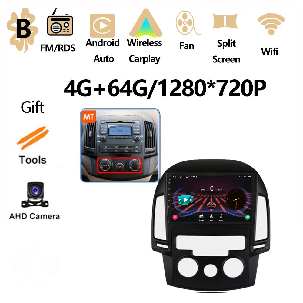 Android OS For Hyundai I30 2006 2007 2008 2009 2010 2011 Car Radio Multimedia Player DSP Stereo WiFi GPS Navigation Head Unit