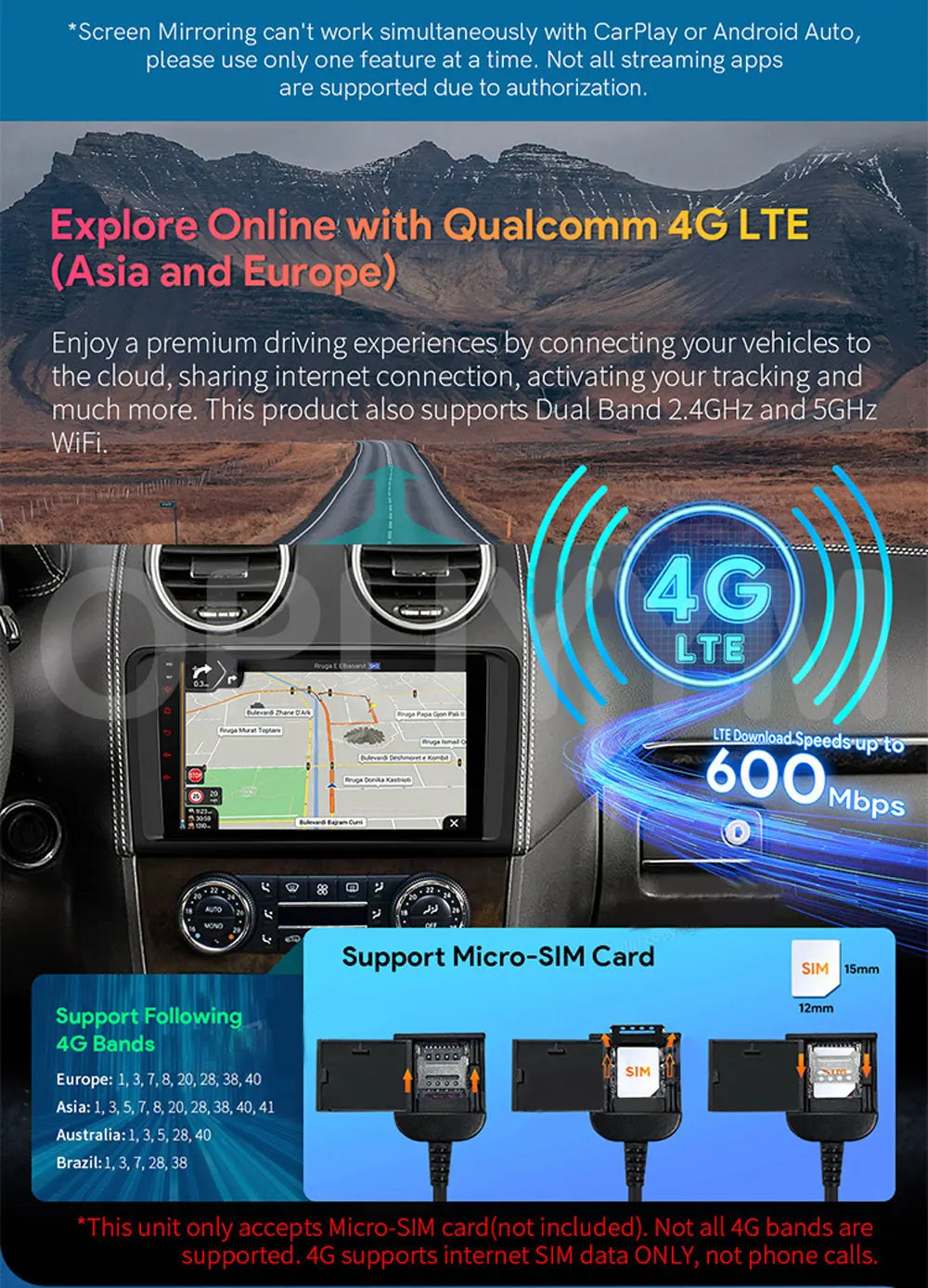 Android 14 For Hyundai i10 2 2013 -2018 LHD 2K QLED Stereo Car Radio Multimedia Video Player GPS AI Voice CarPlay 4G Navigation