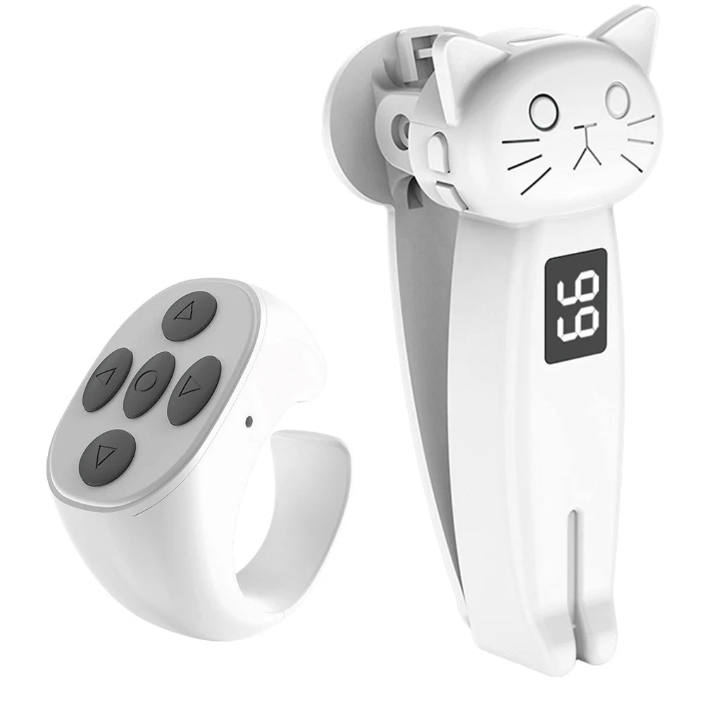 Automatic Screen Clicker Electric Auto Page Turner for Kindle Paperwhite BT5.3 Remote Control Camera Finger Clicking Device