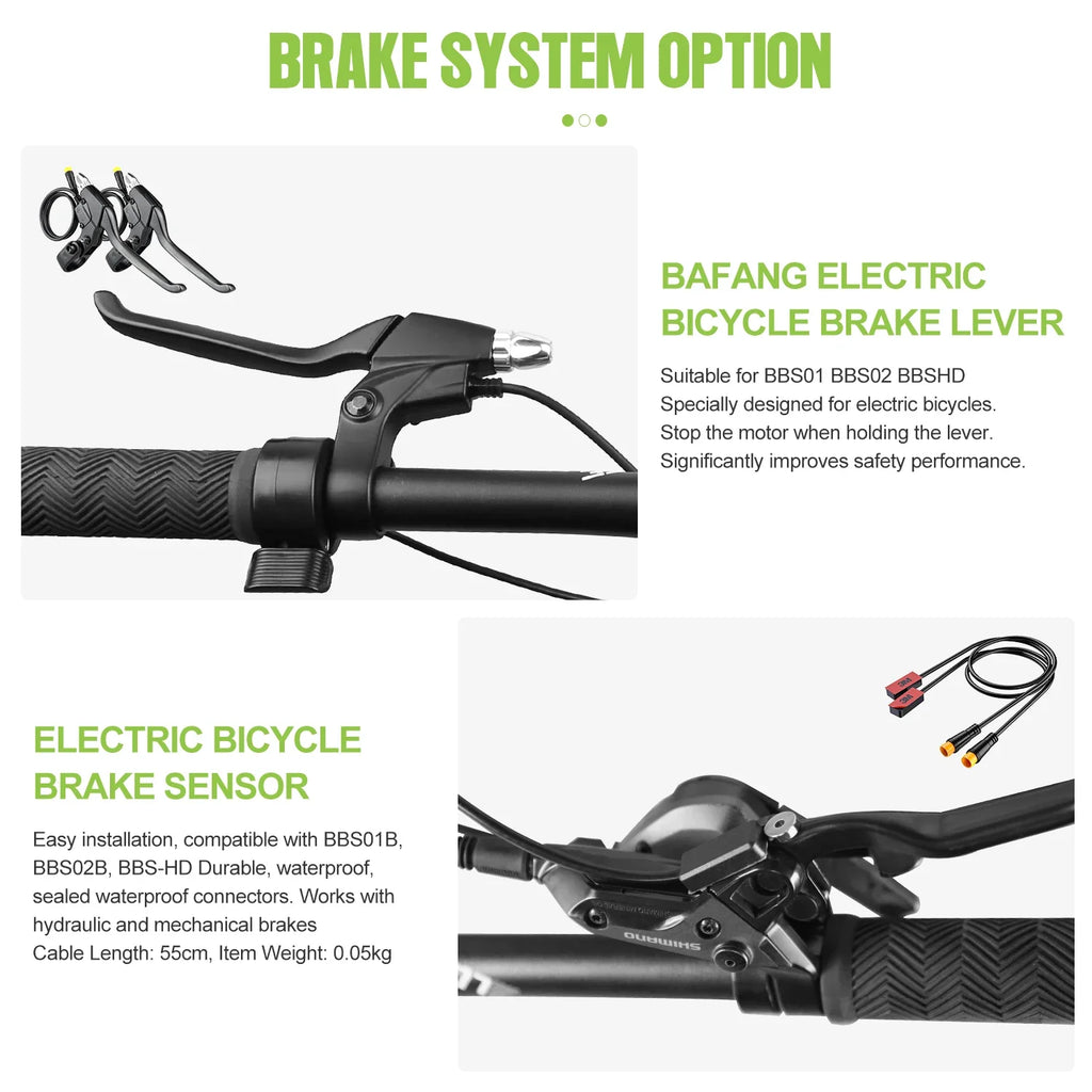 Bafang 48V 500W Front Rear Hub Motor Brushless Gear Bicycle Electric Bike Conversion Kit 20-29 Inch 700C Wheel Drive Engine