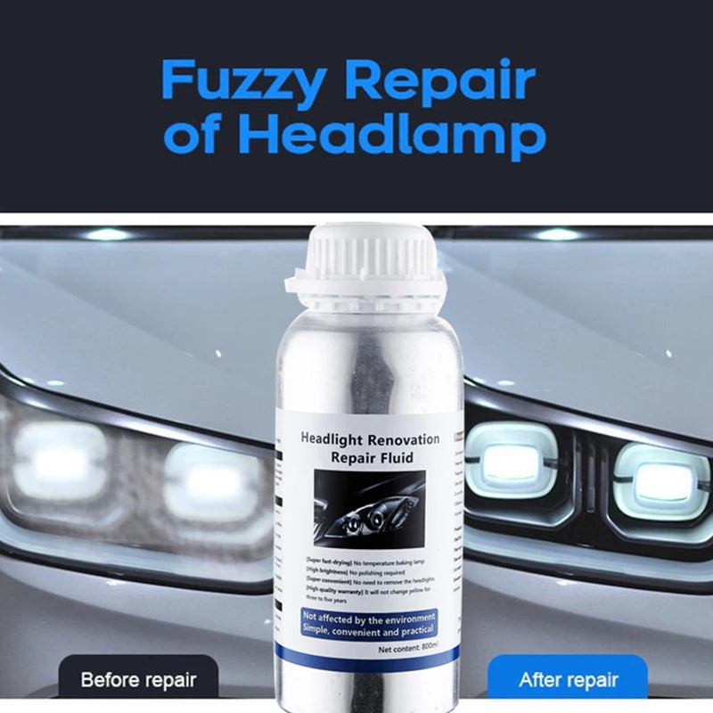 Car headlight polishing evaporator liquid Car chemicals headlight chemical polish Headlights liquid polymer lamps reg Headlights