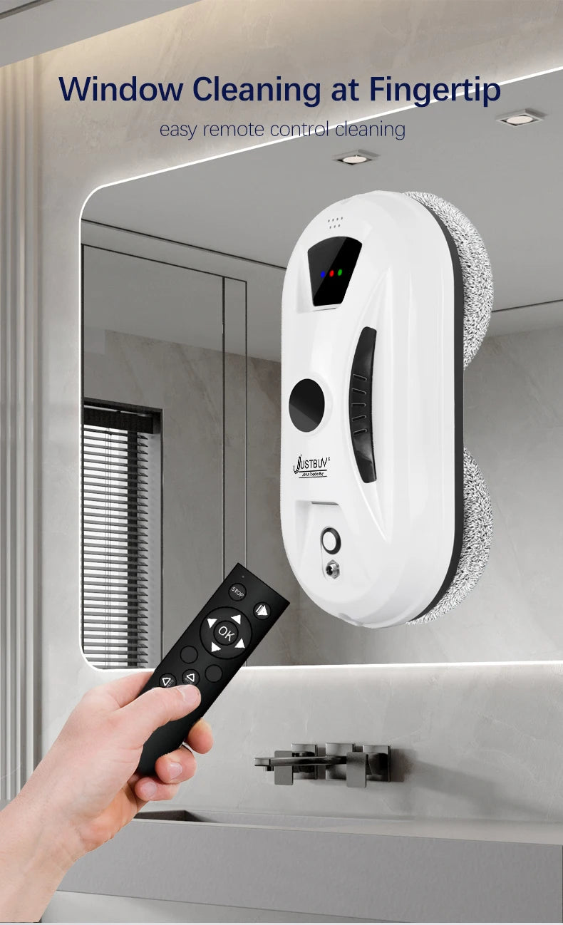 Window Robot Vacuum Cleaner Auto Working Electric Glass Limpiacristales Remote Control For Home