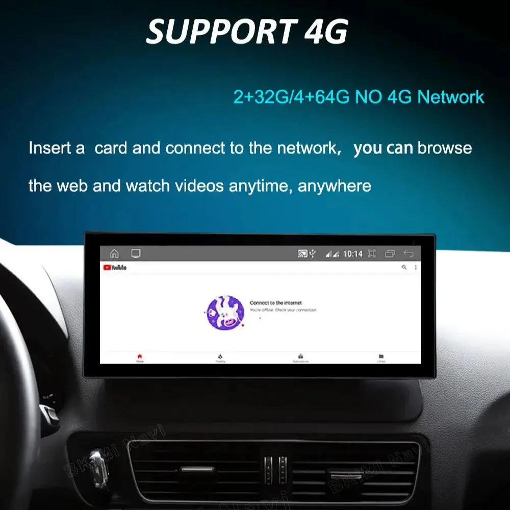 Android OS Car Radio for Audi Q3 2013 2014 2015 2016- 2018 Video Multimedia Player 4G GPS Navi Carplay Auto Accessories DSP BT