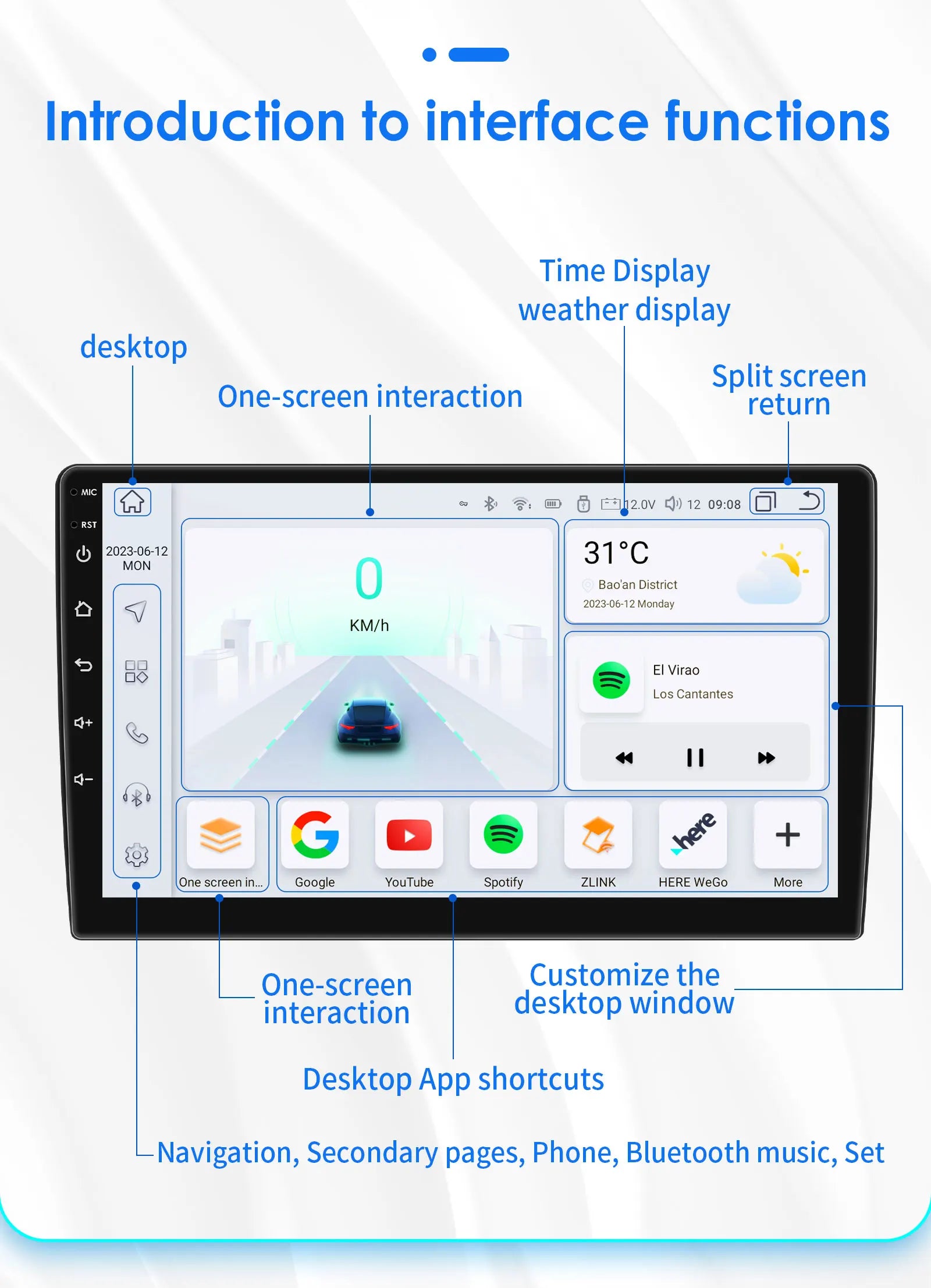 Hizpo Android 13 Auto Radio for Volkswagen VW Passat B6 B7 CC Tiguan Touran GOLF POLO Carplay Car Multimedia GPS 2din Autoradio