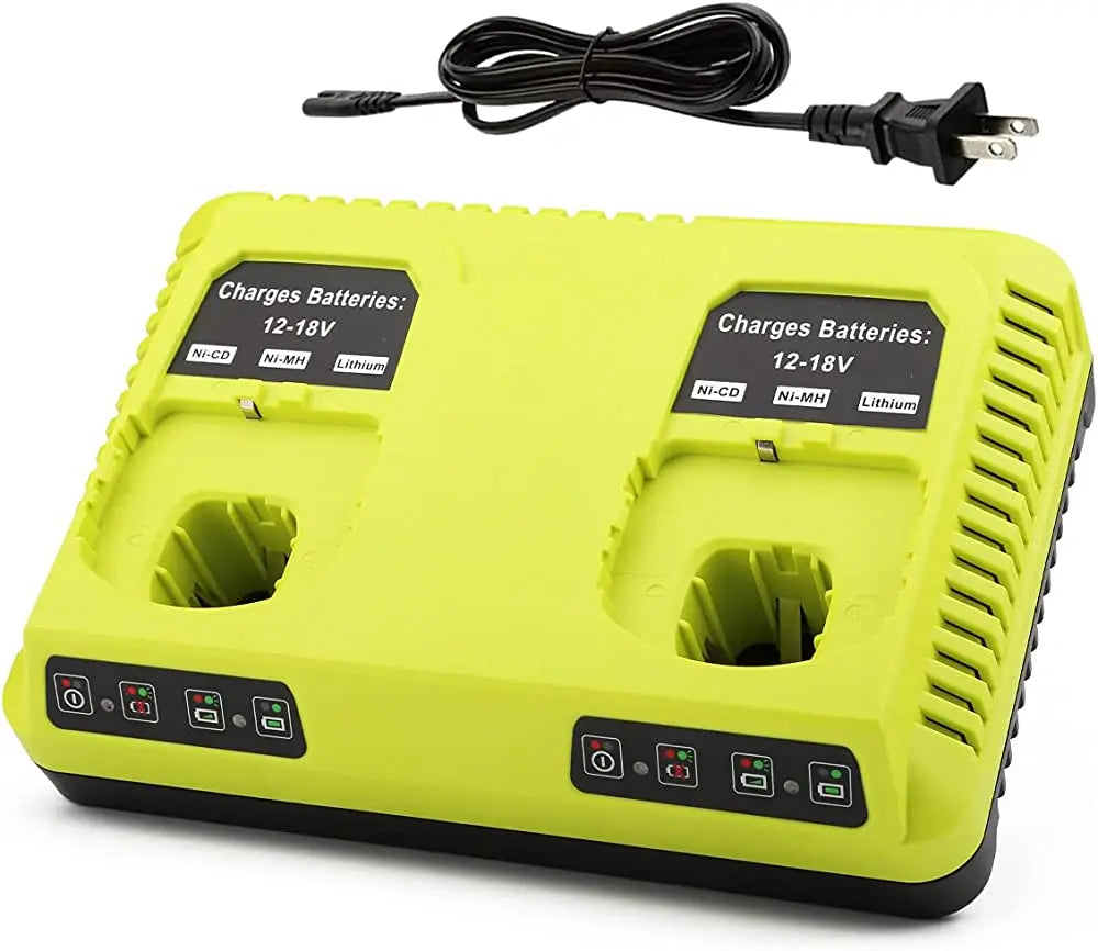 6000mAh For RYOBI 18V Li-Ion Replacement For Ryobi P108 P107 P108 RB18L50 RB18L20 Power Tool Rechargeable Battery And Charger
