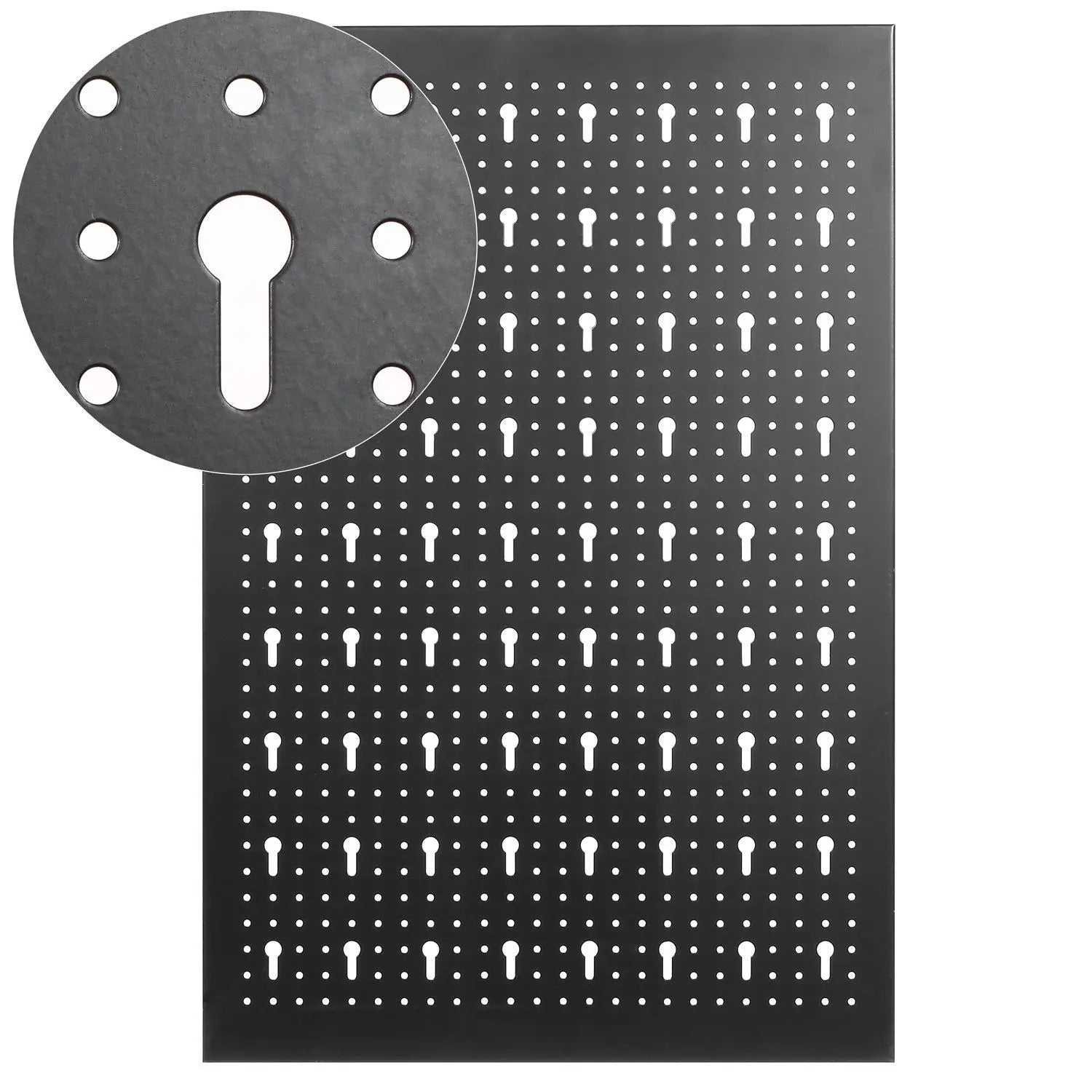 117x55cm Metal Pegboard Wall Organizer with Hooks 17PCS Kit, Garage Storage Bins, and Panel Tool Organizer Pegboard Wall Control