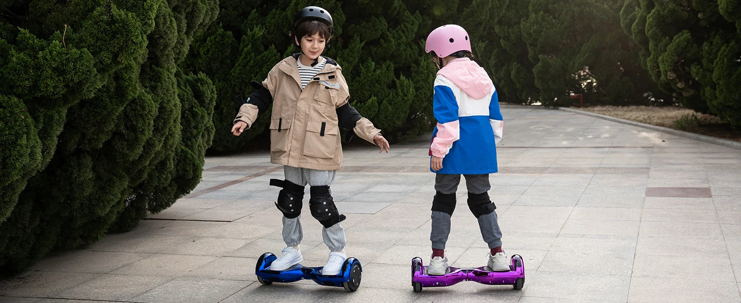 RCB Hoverboard, 6.5 Inch Two Wheel Hoverboard with Bluetooth Speaker with LED Light, Hoverboard Great Gift for Kids and Adults
