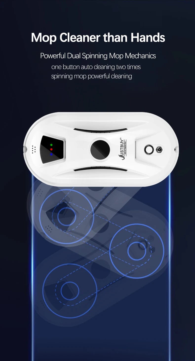 Window Robot Vacuum Cleaner Auto Working Electric Glass Limpiacristales Remote Control For Home