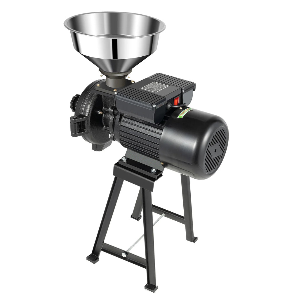 Electric Grain Mill,Dry Grain Wheat Grinder Coffee Bean Milling  and Grinding Machine ,with Stainless Steel Funnel,110/220V
