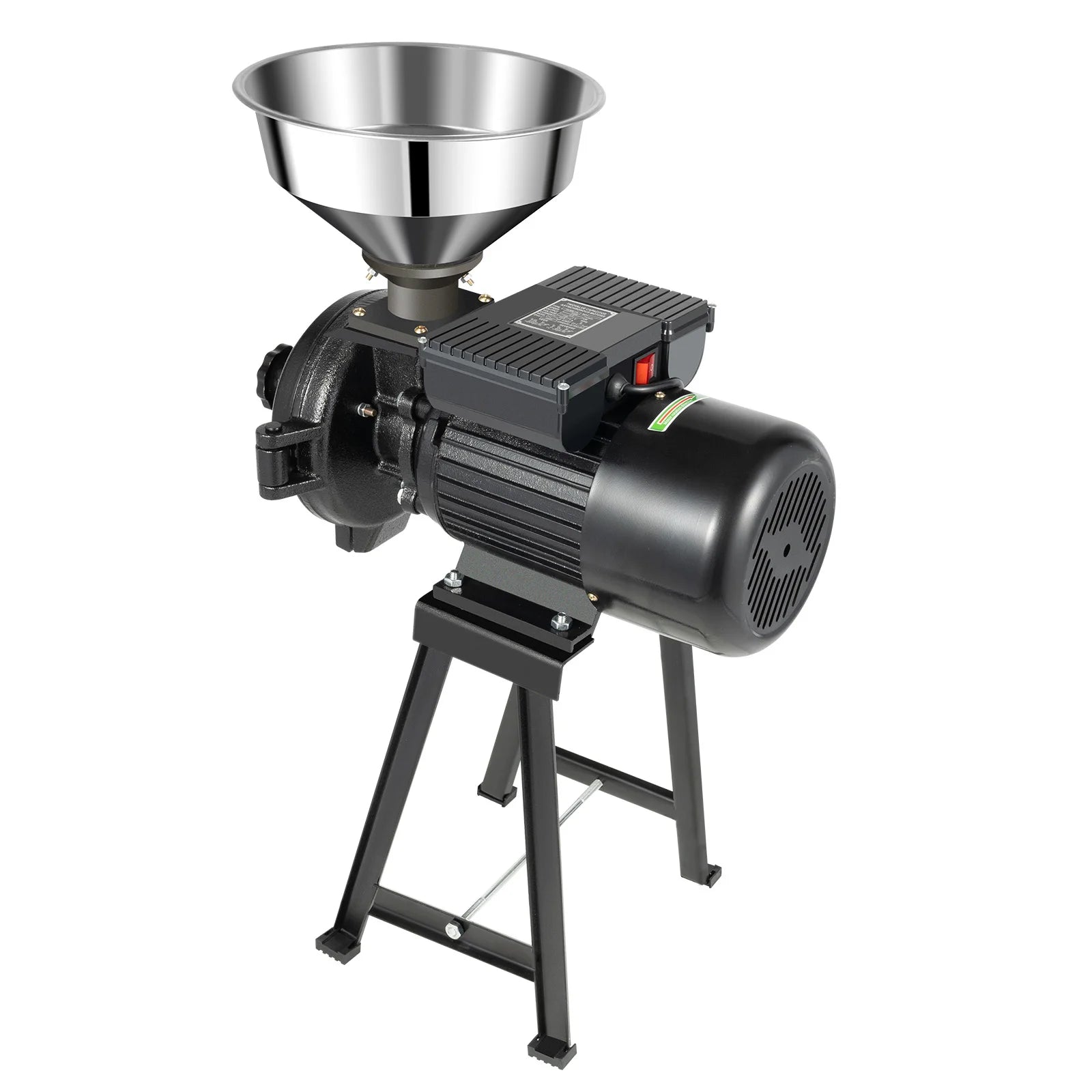 Electric Grain Mill,Dry Grain Wheat Grinder Coffee Bean Milling  and Grinding Machine ,with Stainless Steel Funnel,110/220V