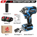 ONEVAN 1200N.M Brushless 1/2 inch Electric Impact Wrench, 3-Function Cordless Drill Screwdriver Tools for Makita 18V Battery