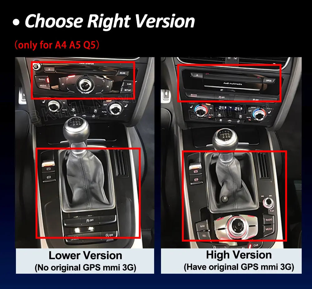 Android OS Car Radio for Audi Q3 2013 2014 2015 2016- 2018 Video Multimedia Player 4G GPS Navi Carplay Auto Accessories DSP BT