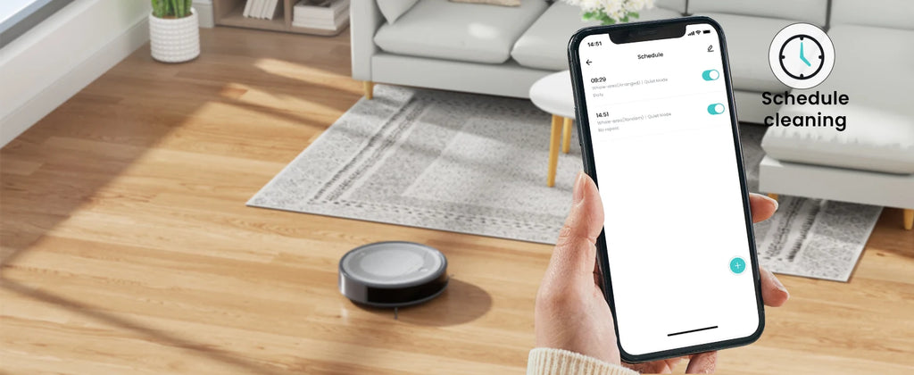 Lefant M310 Robot Vacuum Cleaner 4500PA Powerful Suction 180 Minutes,App/Alexa Control Ideal for Pet Hair and Hard Floors
