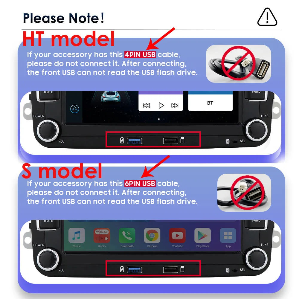 Hizpo Android 13 Auto Radio for Volkswagen VW Passat B6 B7 CC Tiguan Touran GOLF POLO Carplay Car Multimedia GPS 2din Autoradio