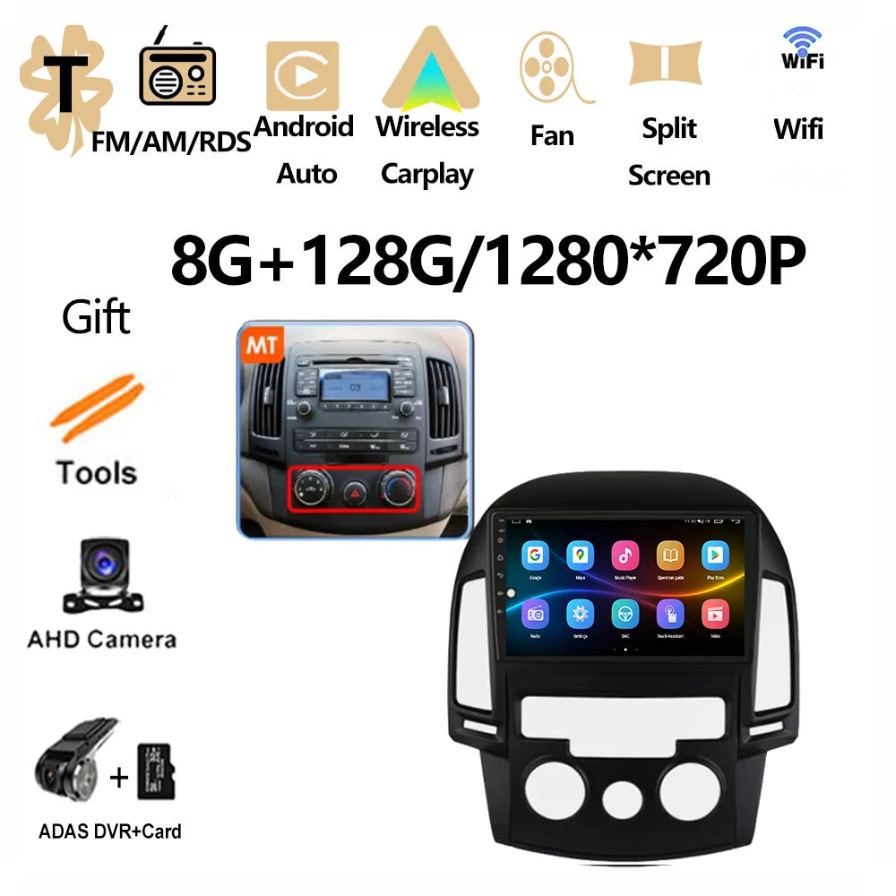 Android OS For Hyundai I30 2006 2007 2008 2009 2010 2011 Car Radio Multimedia Player DSP Stereo WiFi GPS Navigation Head Unit