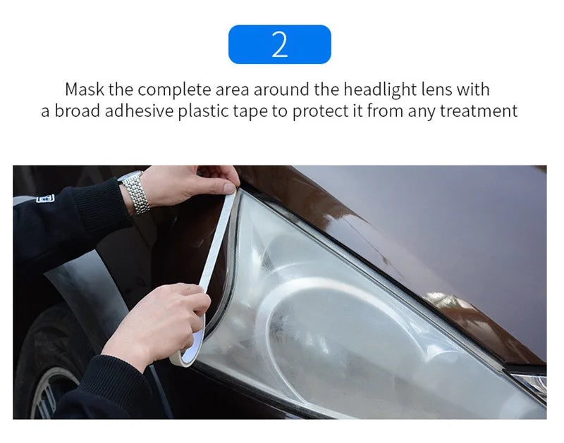 Car headlight polishing evaporator liquid Car chemicals headlight chemical polish Headlights liquid polymer lamps reg Headlights