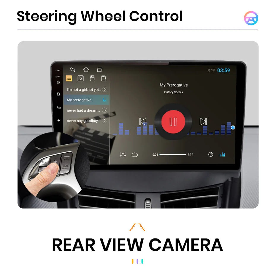 AWESAFE PX9 Car Radio Autoradio for PEUGEOT 207 207CC 2006-2015 Wireless Carplay Screen Android Auto Stereo GPS Navi FM RDS BT