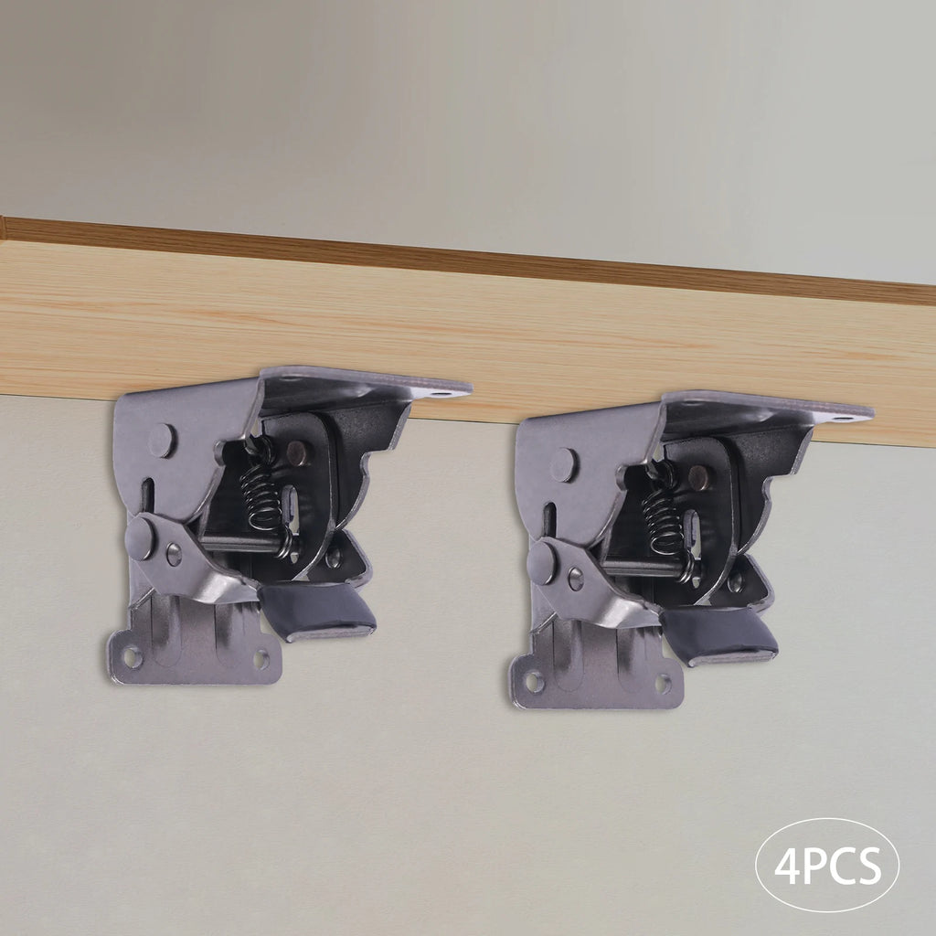 4 Pcs Folding Bracket 0°-90° Self Locking Folding Bracket Hinge Furniture Table Folding Hinge Extension Bracket